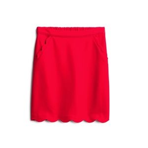 Red skirt